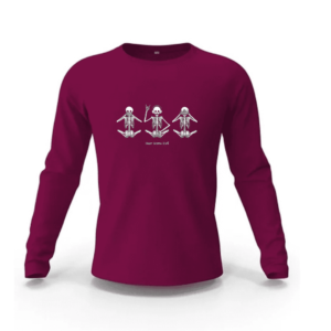3 Sekeleton Printed Sweatshirt