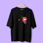 Oversized Spiderman printed Tee