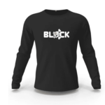 Black Printed Sweatshirt
