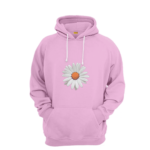 flower printed hoodie