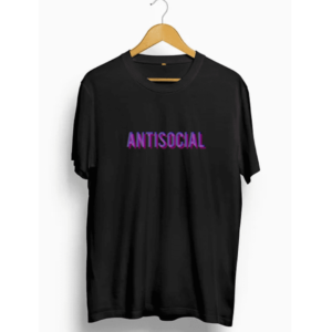 Antisocial Printed T shirt
