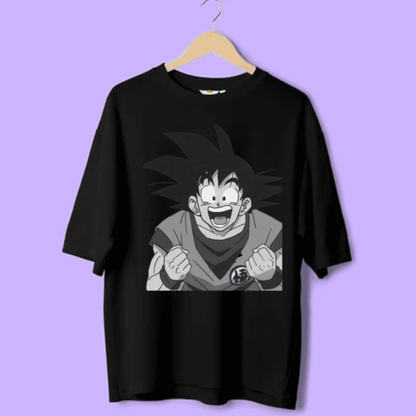 Oversized Goku Printed T shirt