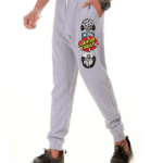 joggers printed with skates