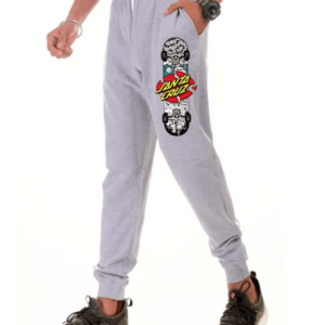 joggers printed with skates