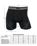 TRYB Mens Sport Performance Stretch Quick Dry Moisture Wicking Compression Athletic Two Tone Active Boxer H Trunk (Pack of 2)