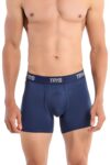 TRYB Mens Sport Performance Stretch Underwear Quick Dry Moisture Wicking Athletic Active Kooltex Square Cut Boxer Trunk