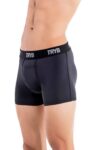 TRYB Mens Sport Performance Stretch Underwear Quick Dry Moisture Wicking Athletic Active Kooltex Square Cut Boxer Trunk
