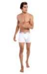 TRYB Mens Sport Performance Stretch Quick Dry Moisture Wicking Athletic Active Square Cut Compression Boxer Trunk