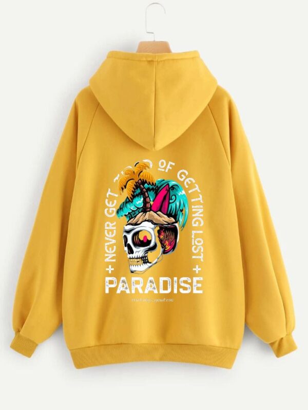 Skull Printed Hoodie