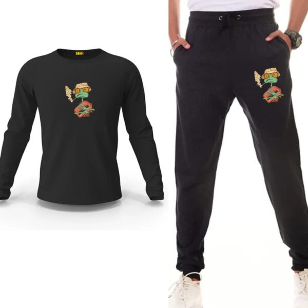 Weird Man Printed Track Suit Set