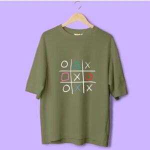Oversized Squid Games Printed T shirt