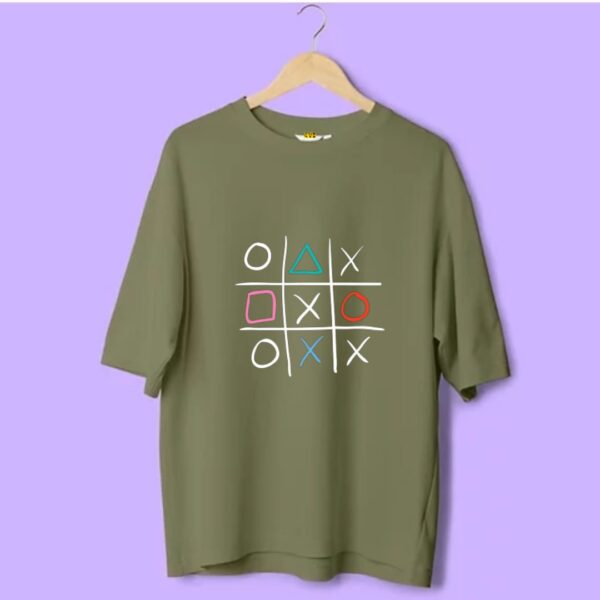 Oversized Squid Games Printed T shirt