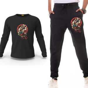 Anime Printed Track Suit Set