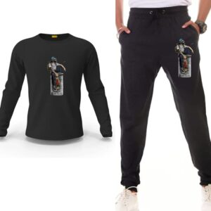 Quckriy Printed Track Suit Set