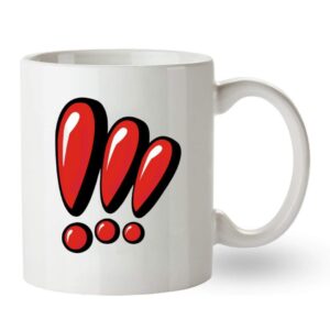 White Cremic Printed Mug