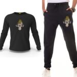 Monkey Face Printed Track suit set