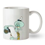 Squidward Printed Mug