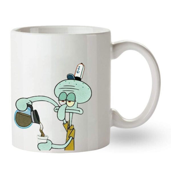 Squidward Printed Mug