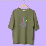 Oversized Hand Printed T shirt