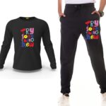 Try Something New Printed Track Suit Set