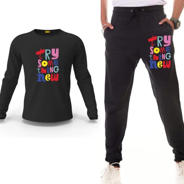 Try Something New Printed Track Suit Set
