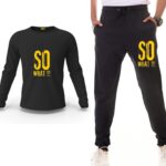 So What Printed Track suit set