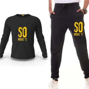 So What Printed Track suit set