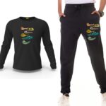 Crocodiles Printed Track Suit Set