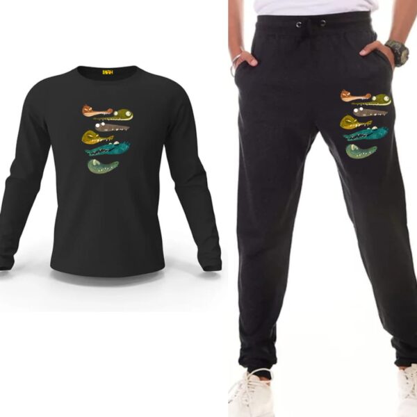 Crocodiles Printed Track Suit Set