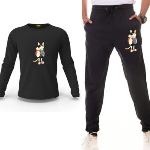 Cat Printed Track suit set