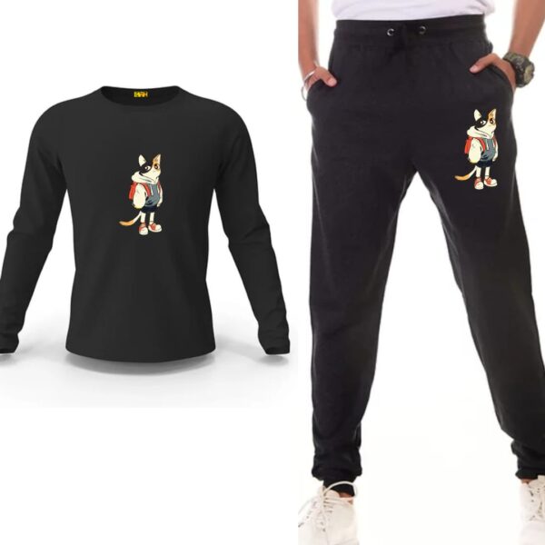 Cat Printed Track suit set