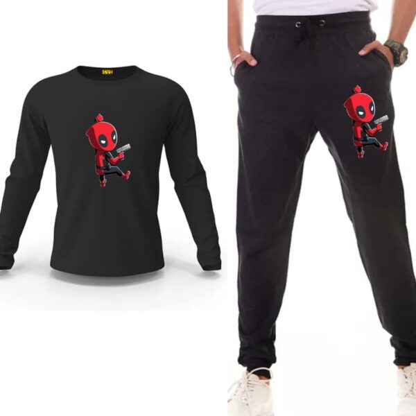 Spiderman Printed Track Suit Set