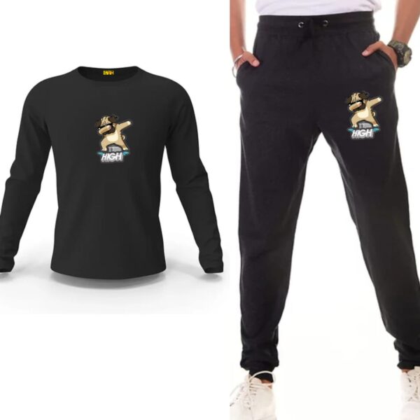 High Printed Track Suit Set