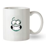 White Cremic Printed Mug