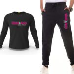 Typography Printed Track Suit Set