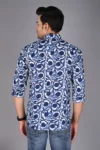 Indigo Printed Shirt