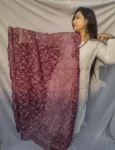 Wine And White Chikankari Tapchi Duppata
