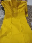 Mustard Yellow Chikan Gents soft cotton Kurta