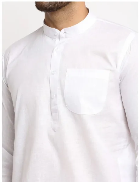 White Gents Kurta Pyjama