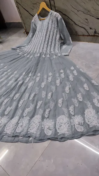 56 Kali Chikan Anarkali