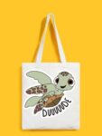 Reusable Tote Bags|100% Organic Cotton Bag | Multi-Purpose Bag| Turtle printed | Stylish Bag
