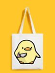 Reusable Tote Bags|100% Organic Cotton Bag | Multi-Purpose Bag| Cute chick printed | Stylish Bag