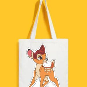 Reusable Tote Bags|100% Organic Cotton Bag | Multi-Purpose Bag| Cute deer printed | Stylish Bag