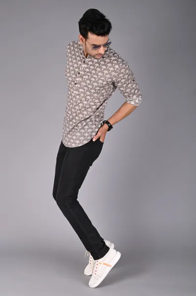 Jaipuri Printed Cotton Short kurta