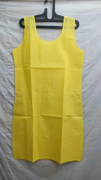 Bright Yellow Georgette Chikankari Kurta