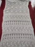 White Georgette Jaal Saree