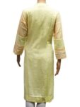 Generic Women's Rayon Kurtis (Lemon Yellow, XL)