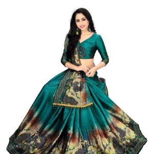 Generic Women's Handloom Cotton Soft Silk Saree (Multi, 5.5-6mtrs)