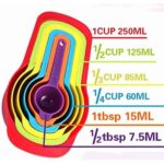 Generic Pack Of_2 Plastic Colorful Measuring Spoon Measuring Cup(6 Pcs Set) (Color: Assorted)