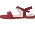 Generic Women's Patent Leather Flat Sandals (Color:Red, Material:Patent Leather)